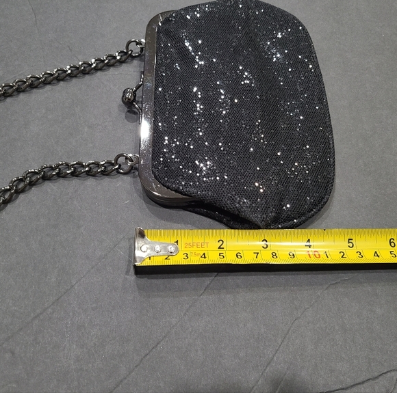 Elegant Black Evening Sparkle Bag - Picture 5 of 5